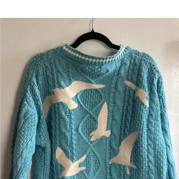 Taylor Swift 1989 TV Cardigan Sweater M/L Blue - Picture 2 of 5